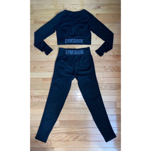 *SOLD* Gymshark Flex set High Waisted flex leggings flex sports long sleeve - Picture 1 of 10